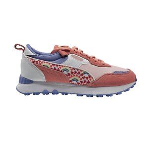 Puma Rider FV Rainbow Sunset Shoes Sneakers Pink Purple Youth Size 5.5